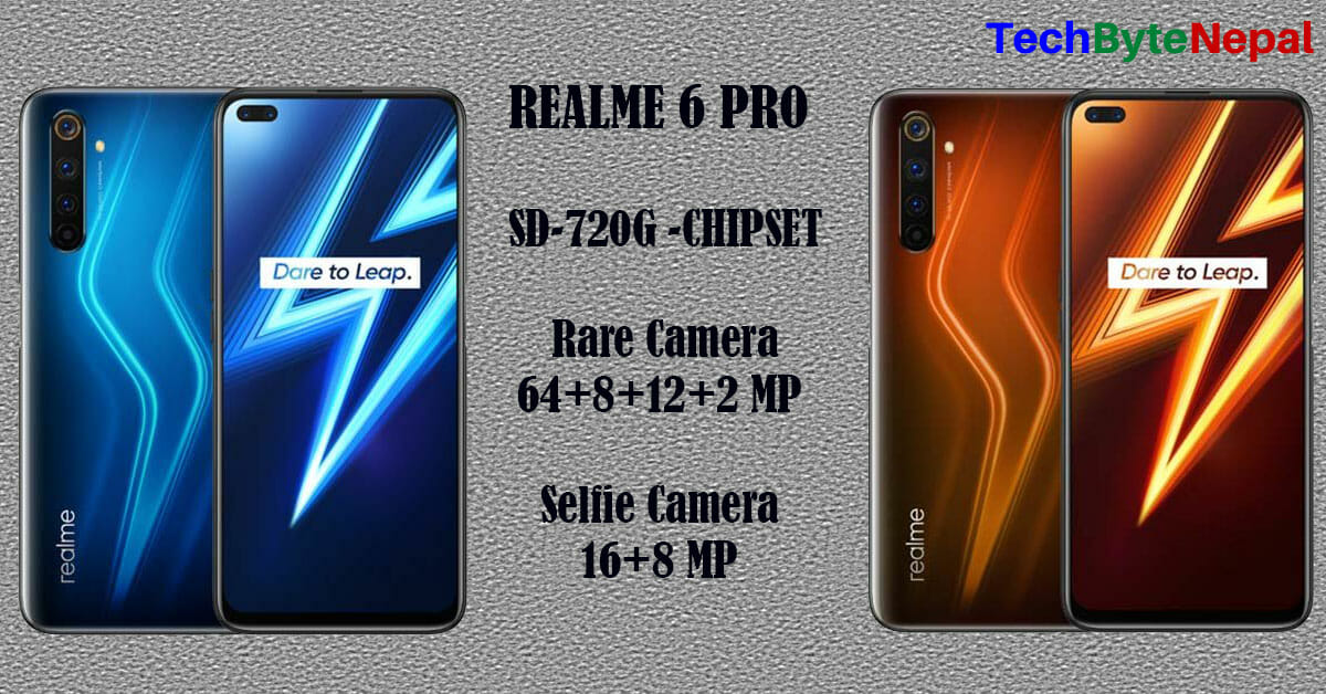 Realme 6 Pro Launching in Nepal Soon with Great Snapdragon 720G