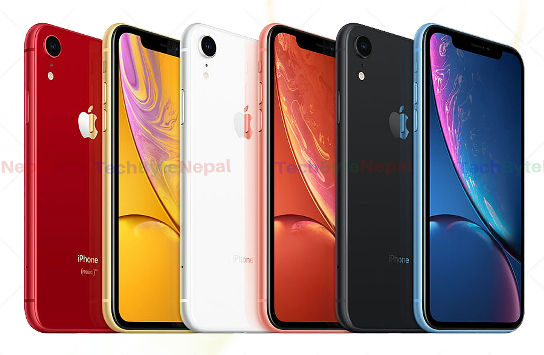 iPhone XR color variants